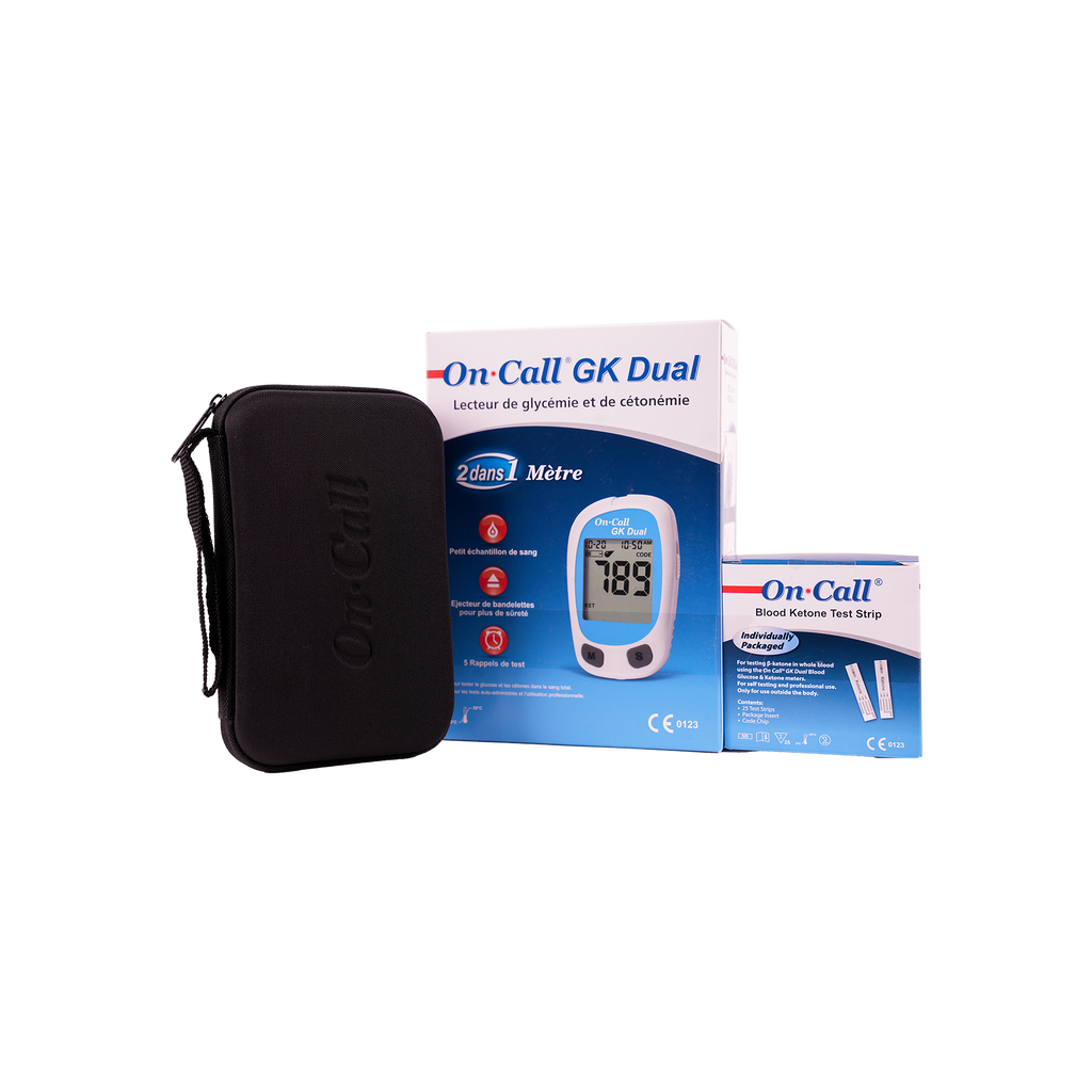 On Call GK Dual Ketone Meter+25 Strips(mmol/dL)