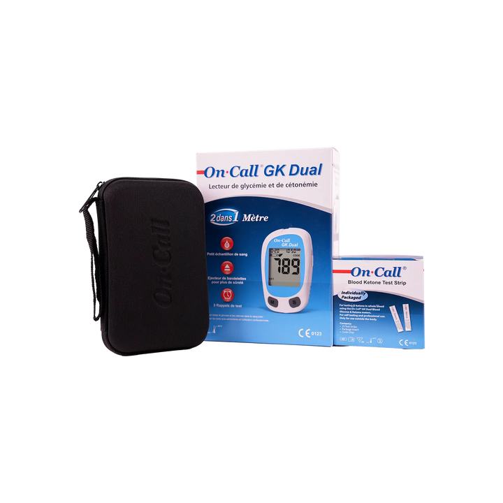 40605-On Call GK Dual Ketone Meter+25 Strips(mmol/dL)