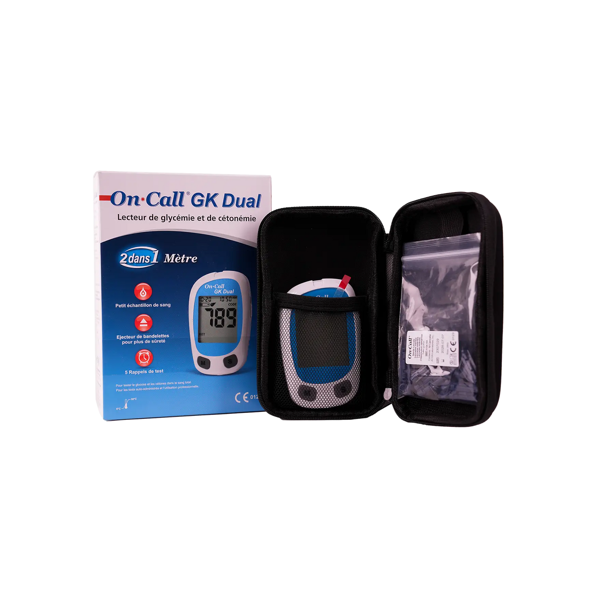 40605-On Call GK Dual Ketone Meter+25 Strips(mmol/dL) +1