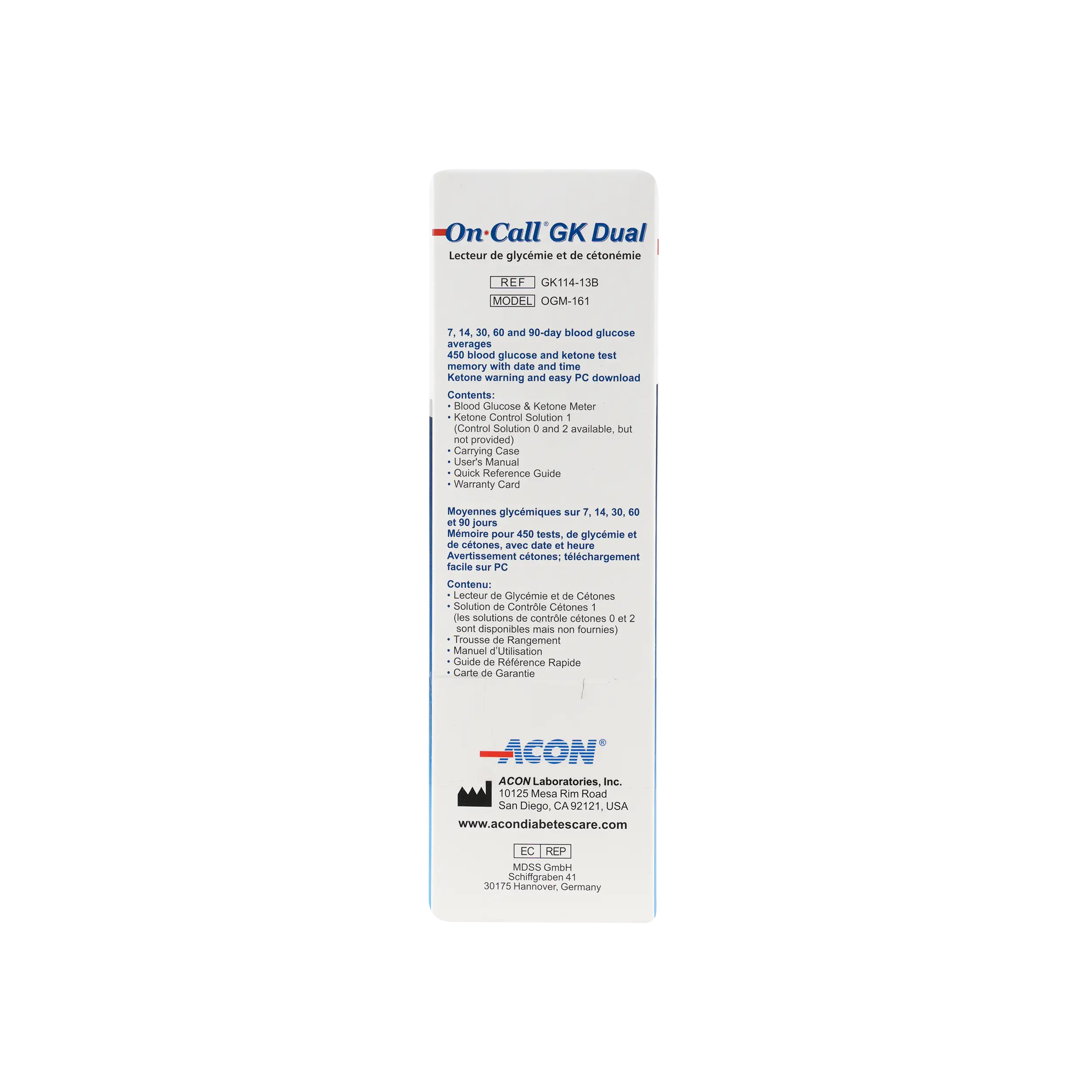 On Call GK Dual Ketone Meter + 25 Strips(mmol/dL)