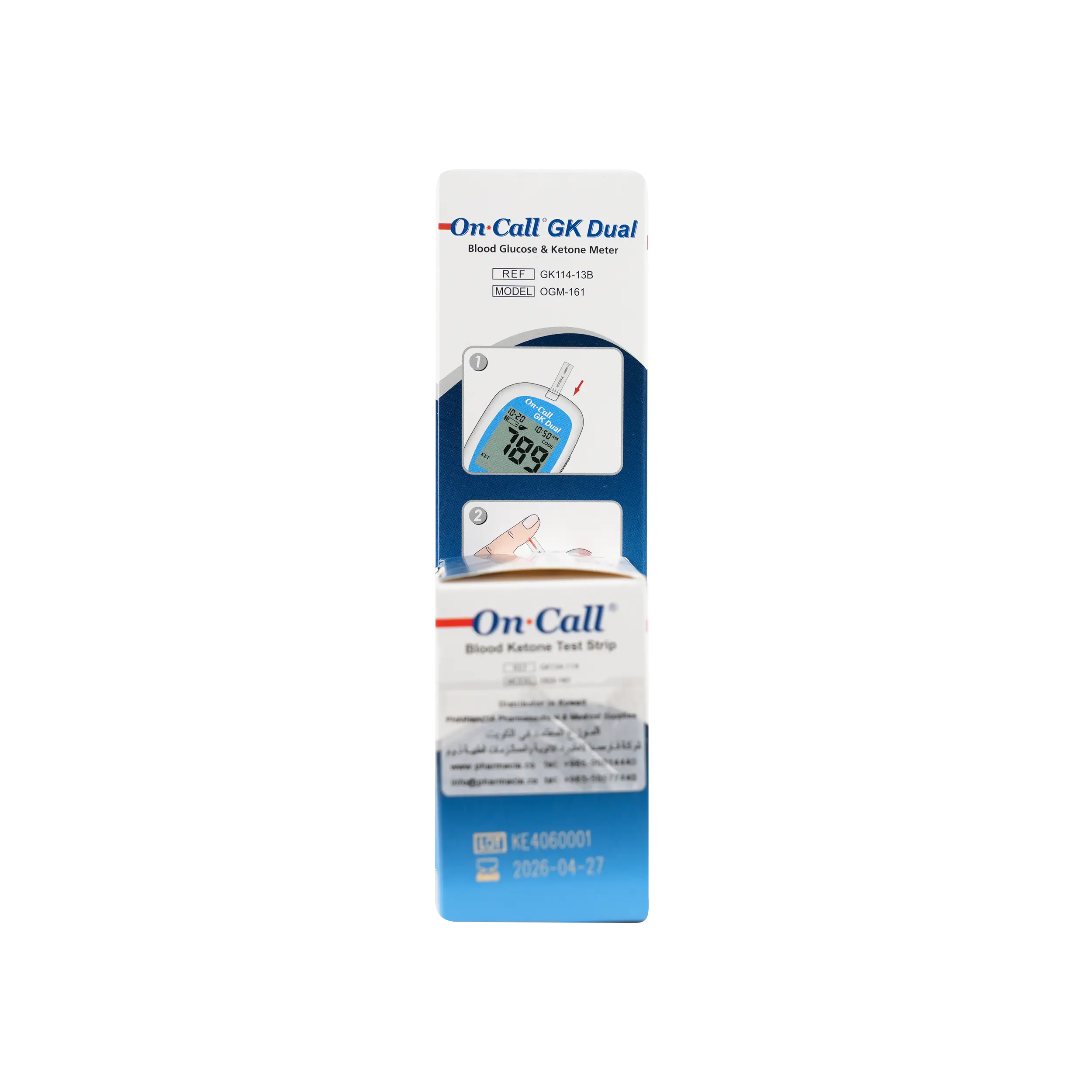 On Call GK Dual Ketone Meter + 25 Strips(mmol/dL)
