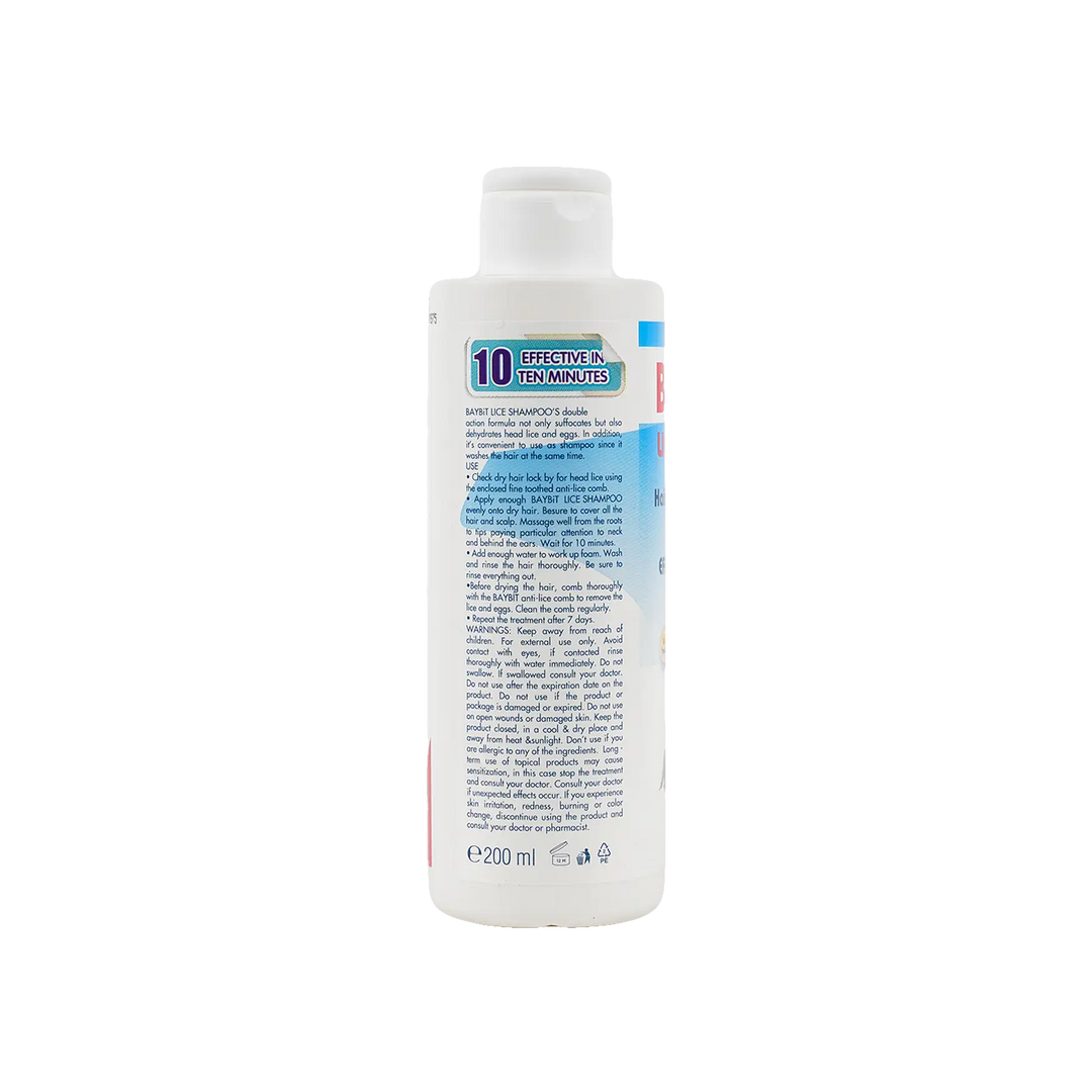 40618-Baybit Lice Shampoo 200Ml +7