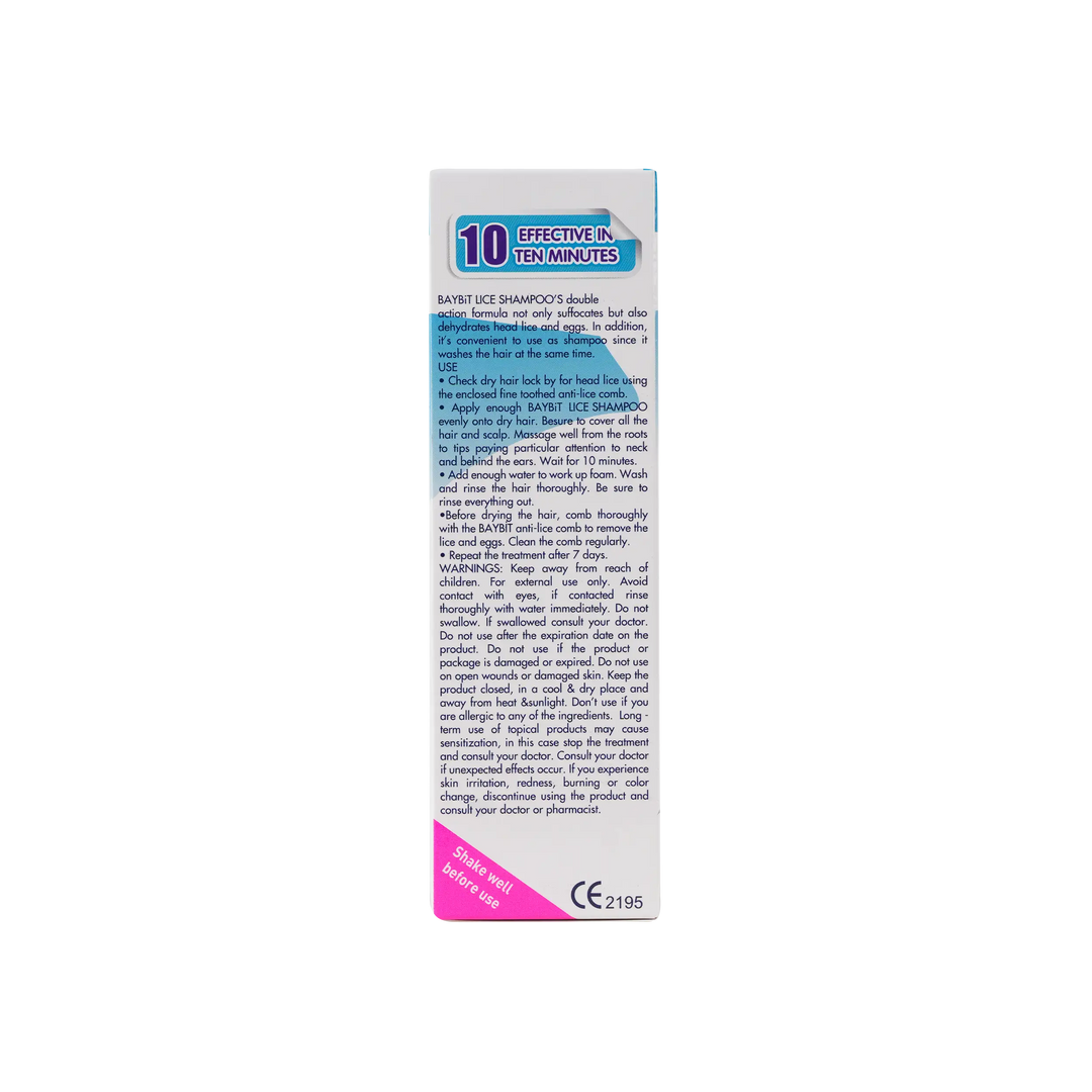 40618-Baybit Lice Shampoo 200Ml +4
