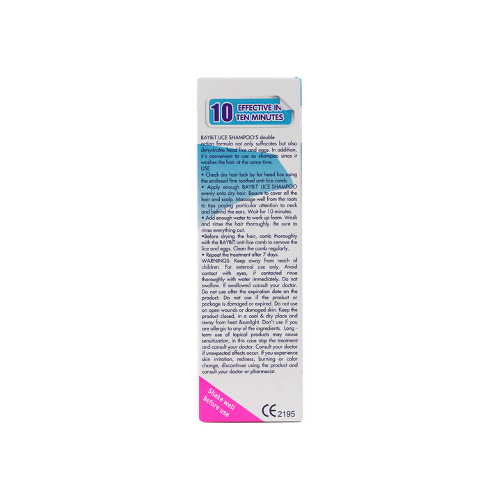 40618-Baybit Lice Shampoo 200Ml +4