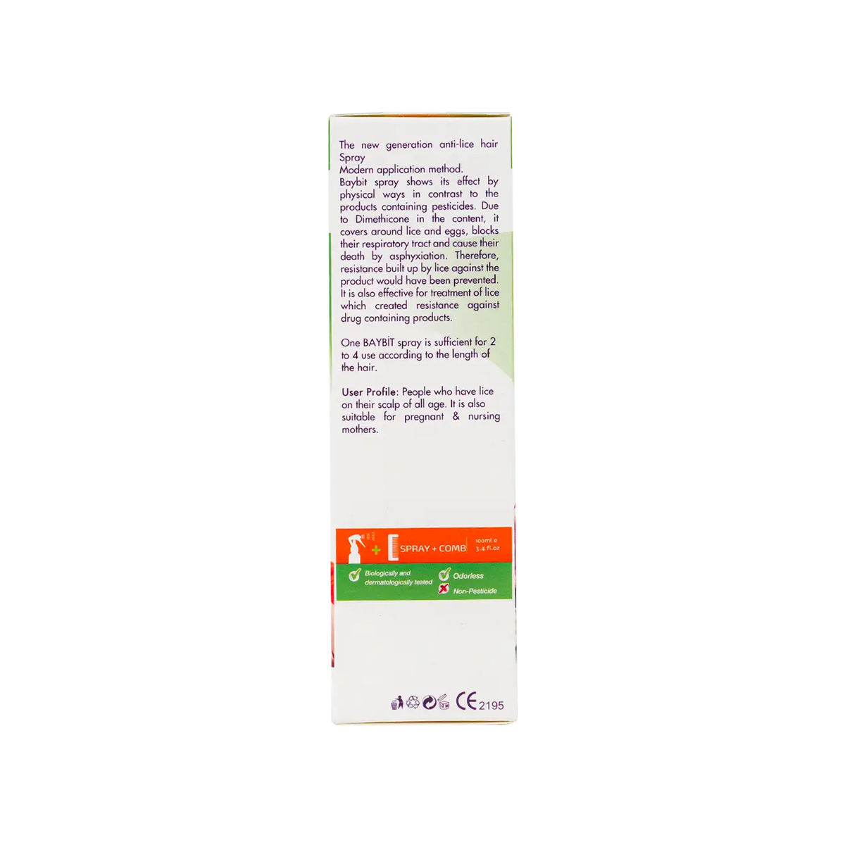 40619-Baybit Lice Spray 100Ml +1