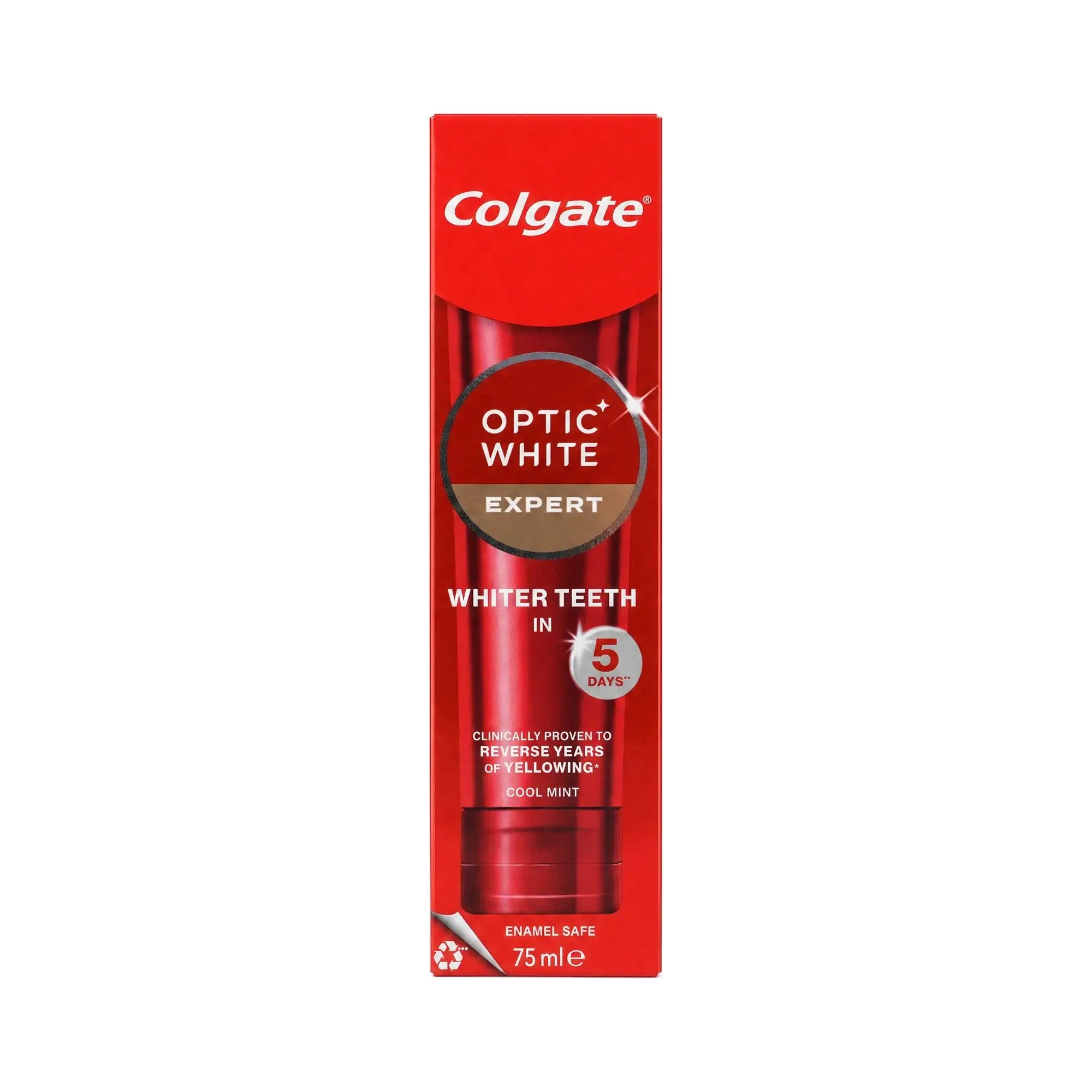 40690-Colgate Optic White Expert White Toothpaste 75ml +1