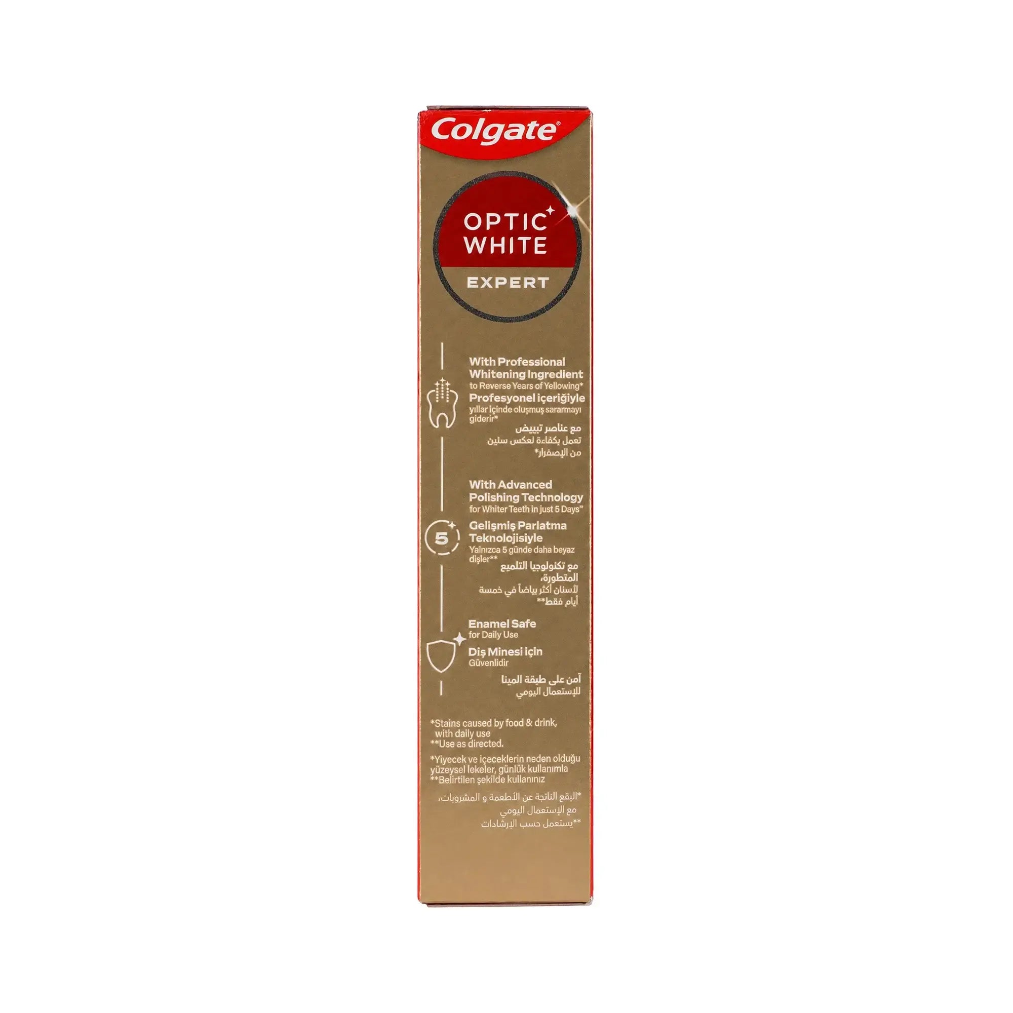 40690-Colgate Optic White Expert White Toothpaste 75ml +2