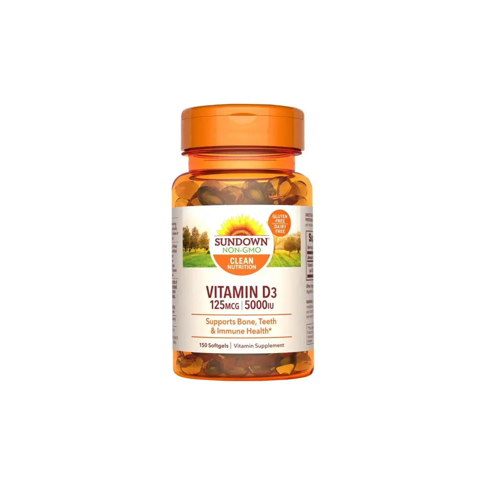 Sundown D3 125Mcg 5000Iu 150 Cap