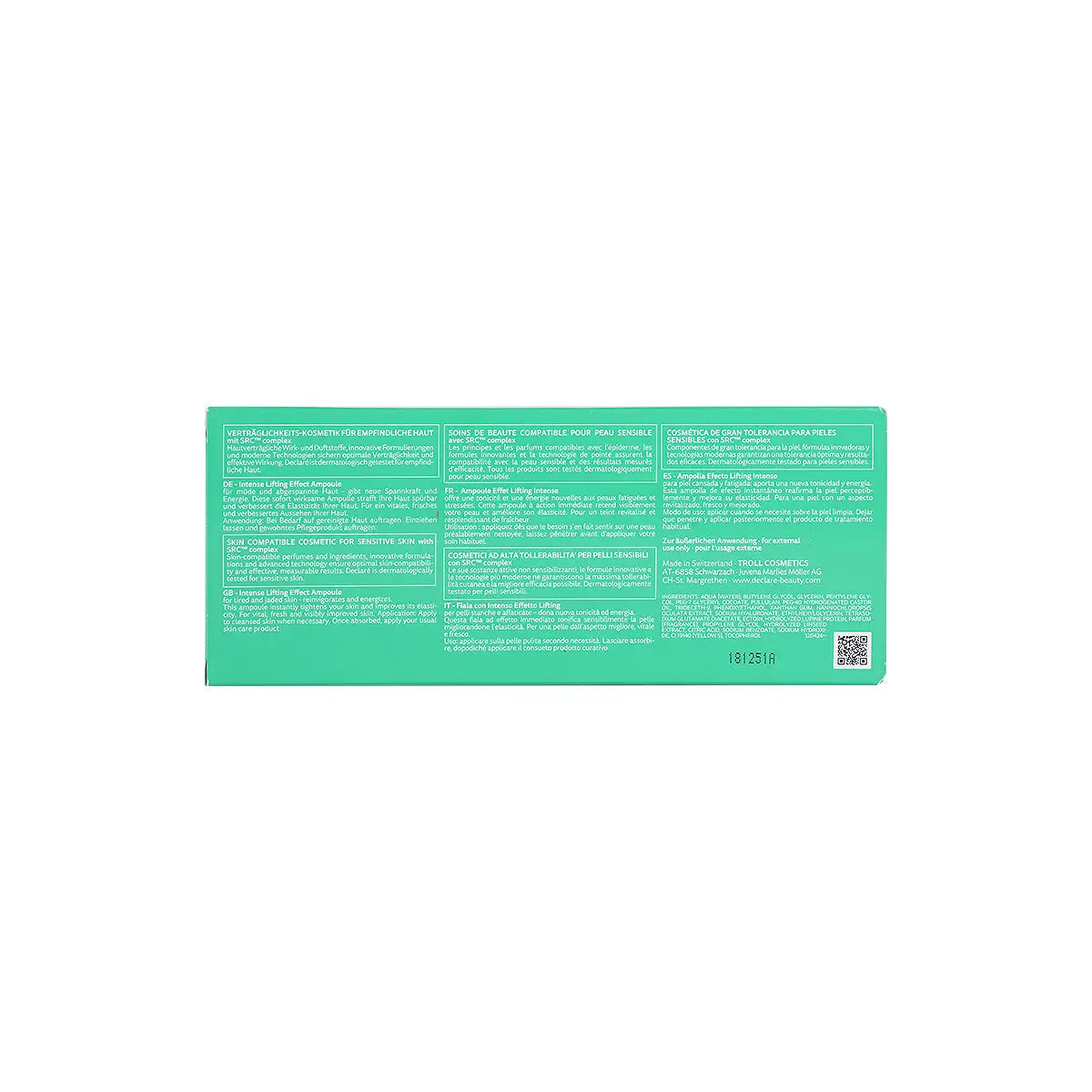 40905-Declare Vital Balance Intense Lifting Effect 7 Ampoules2.5Ml +4