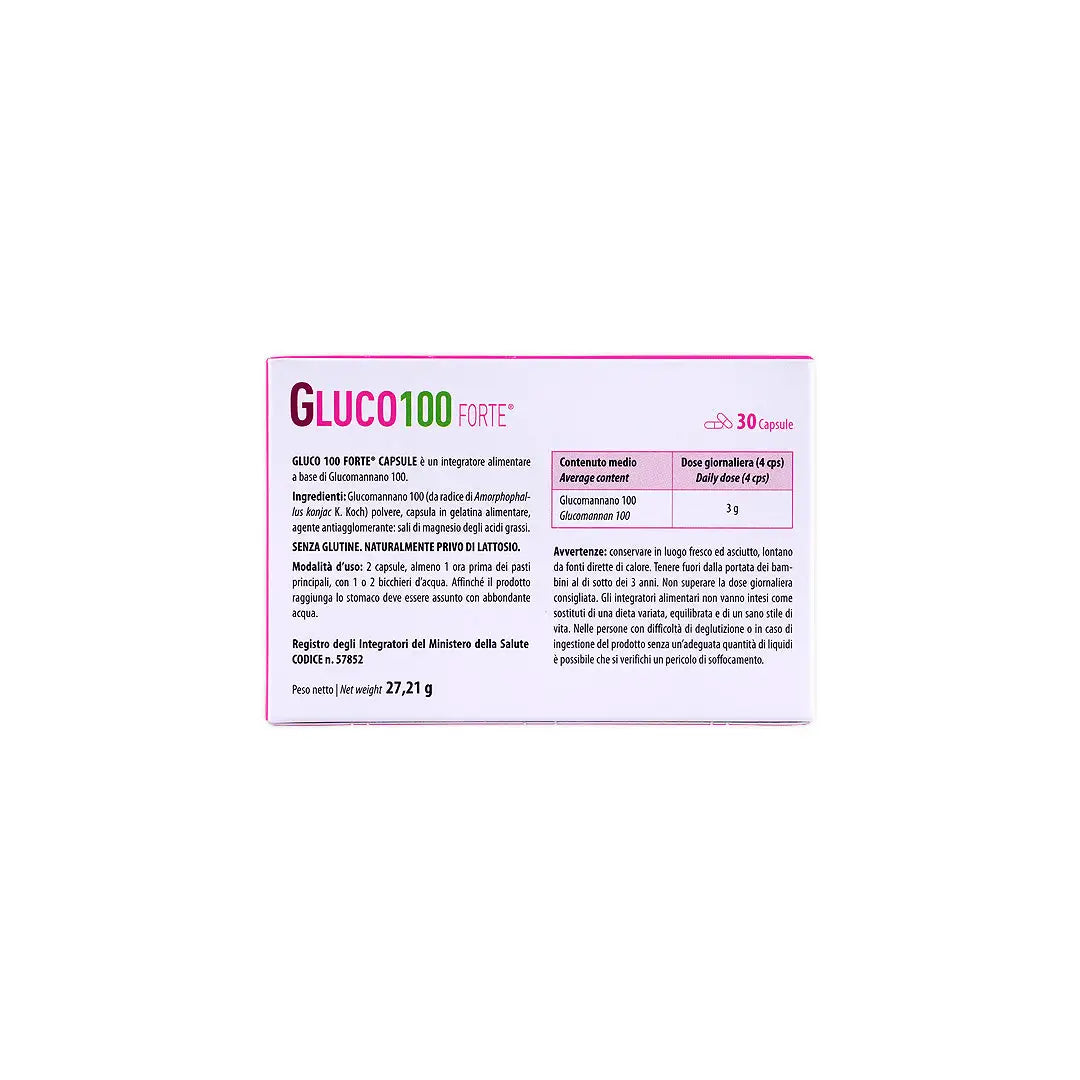 GLUCO FORTE 100MG 30 CAP