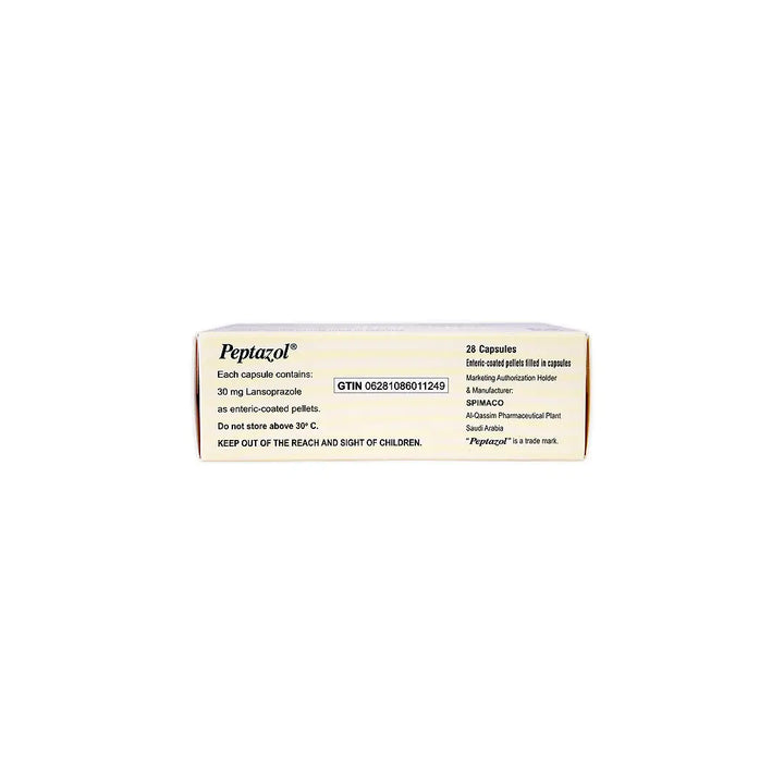 40977-Peptazol Capsules 30Mg 28Cap +2