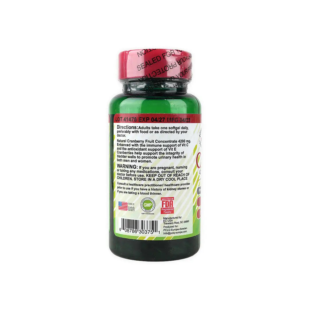 41050-Human Cranberry 4200mg 100softgels +2