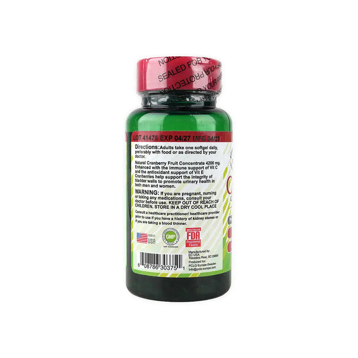 41050-Human Cranberry 4200mg 100softgels +2