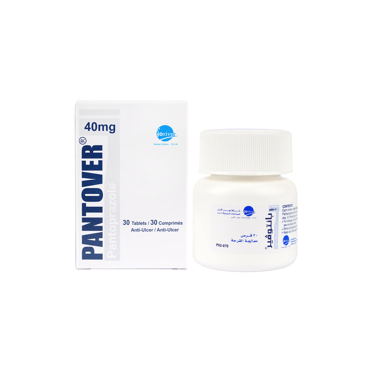 41061-Pantover 40Mg 30 Tablets