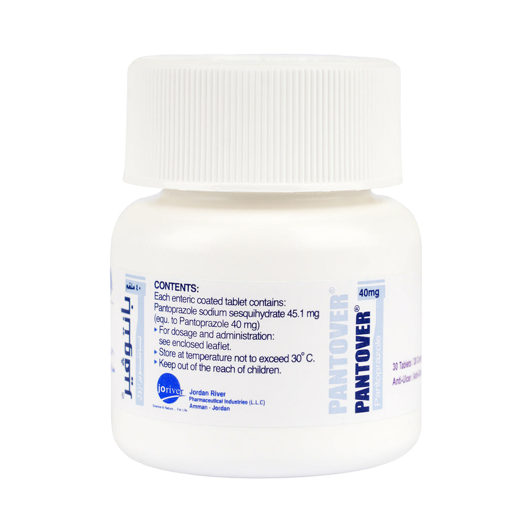 41061-Pantover 40Mg 30 Tablets +5