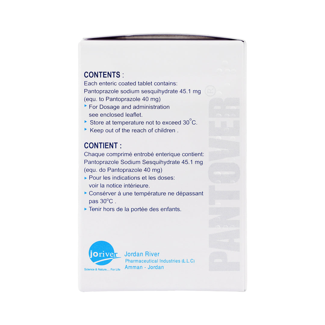 41061-Pantover 40Mg 30 Tablets +2