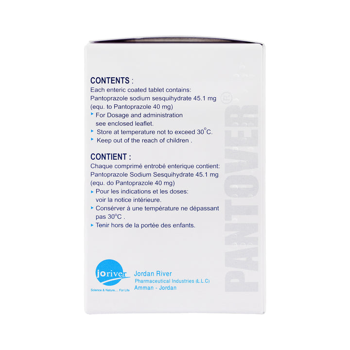 41061-Pantover 40Mg 30 Tablets +2