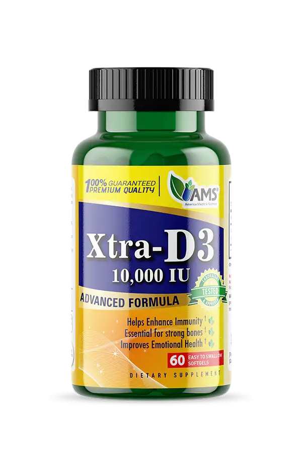 Ams Xtra-D3 10000 Iu 60Cap