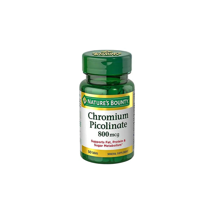 41104-NATURES BOUNTY CHROMIUM 800MG 50TAB