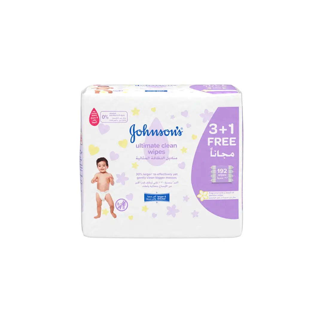 41188-Johnson's Baby Ultimate Clean 48Wipes (3+1)-Offer