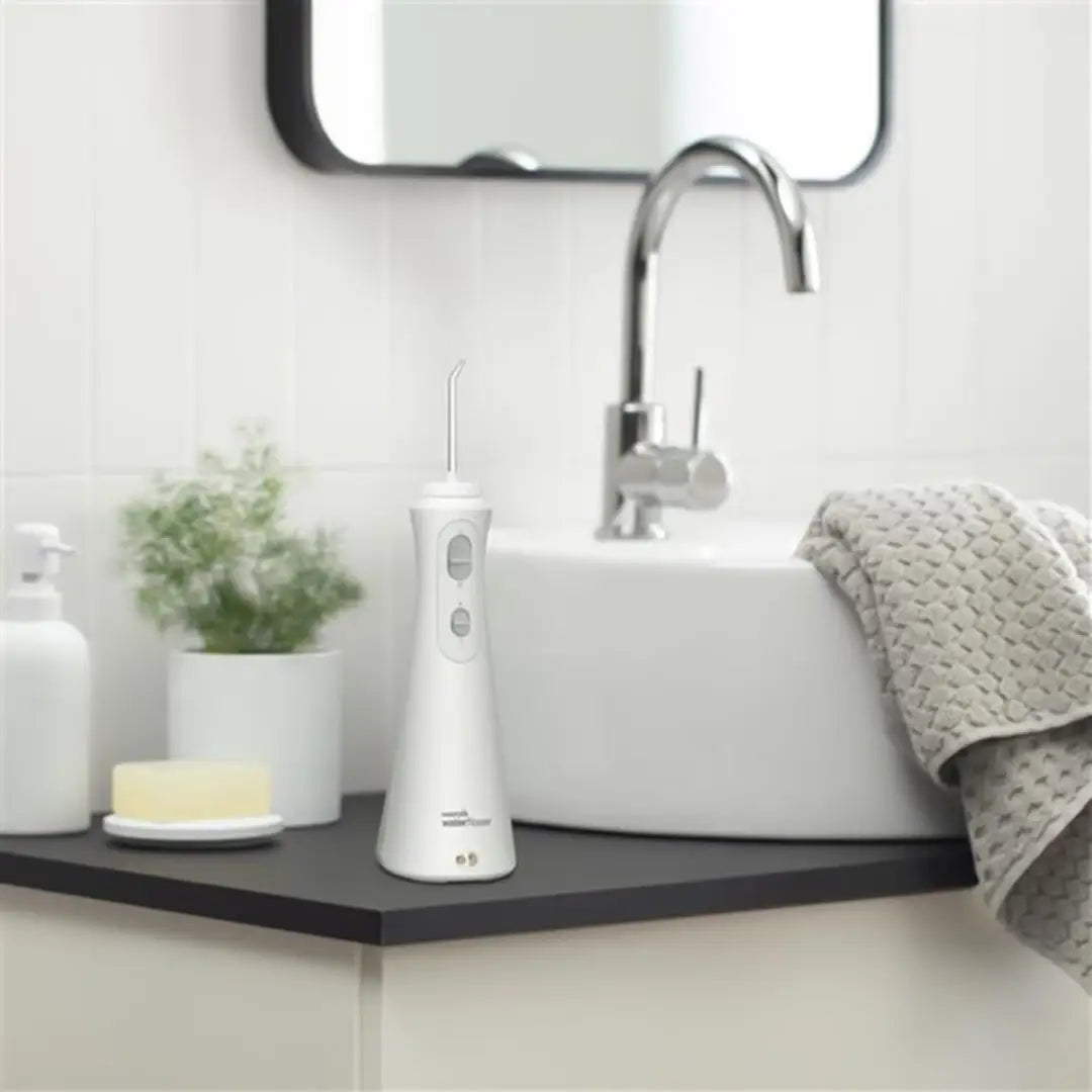 41236-Waterpik Cordless Plus Water Flosser White- WP 450ME +5