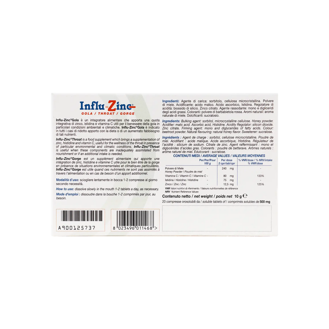 41352-Influ-Zinc Throat 20Tab +3