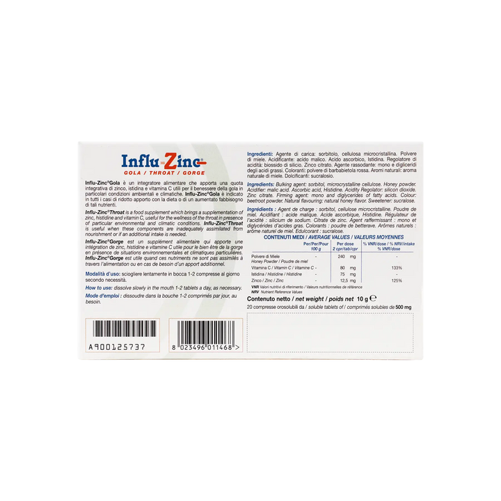 41352-Influ-Zinc Throat 20Tab +3