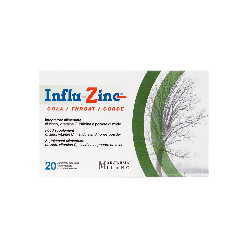 INFLU-ZINC THROAT 20TAB