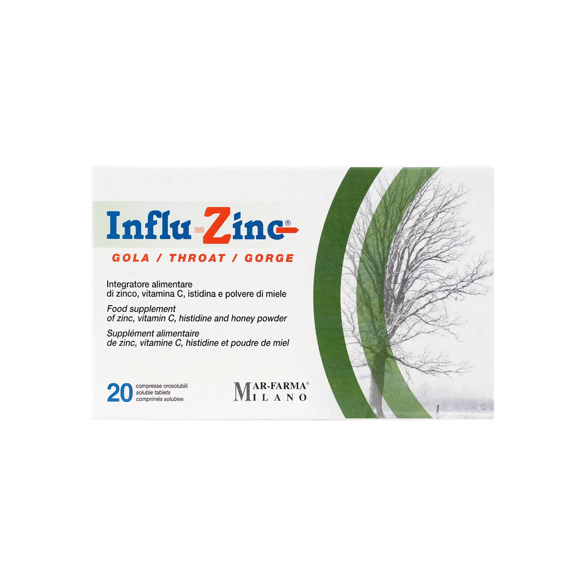 41352-Influ-Zinc Throat 20Tab