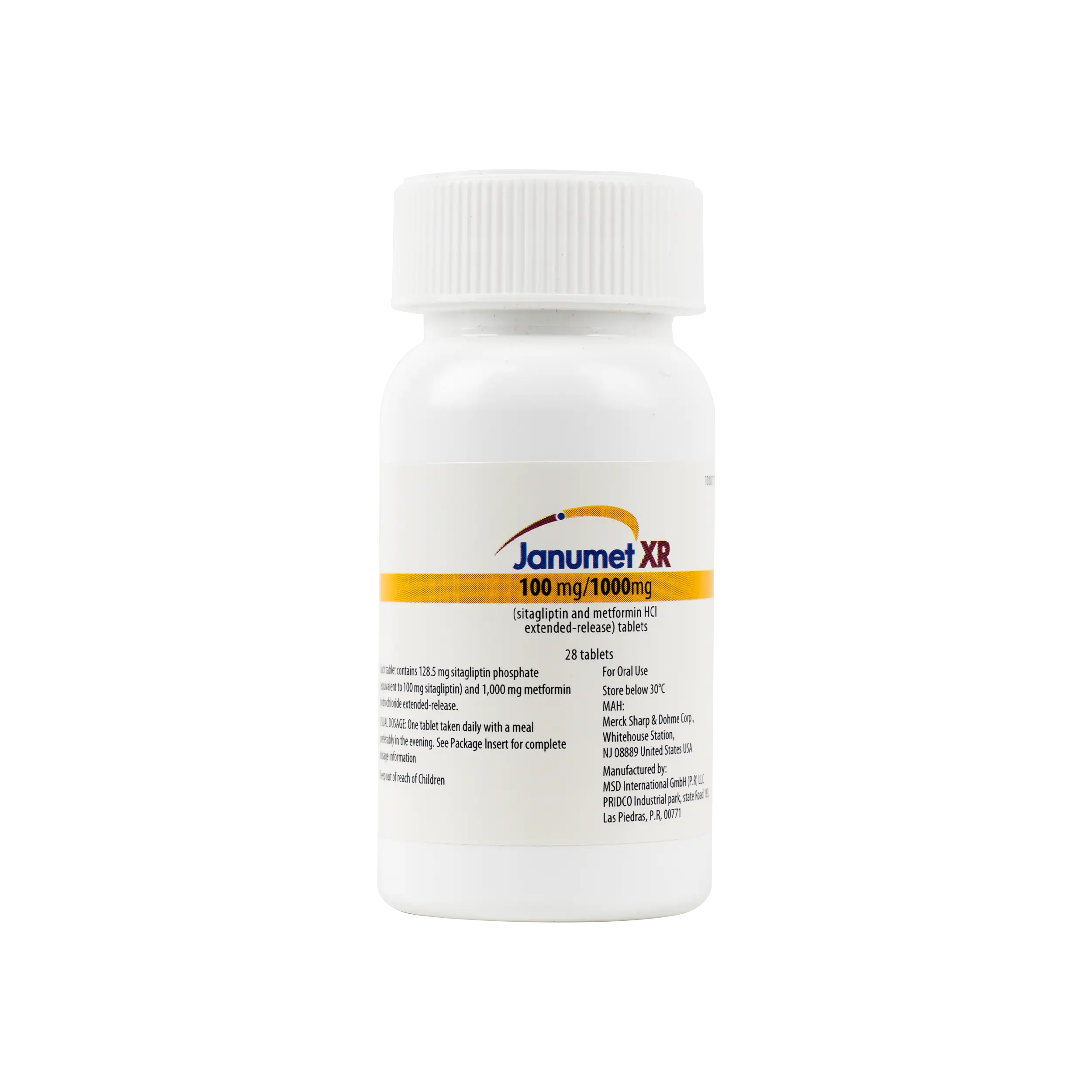 Janumet Xr 100Mg/1000Mg 28Tab