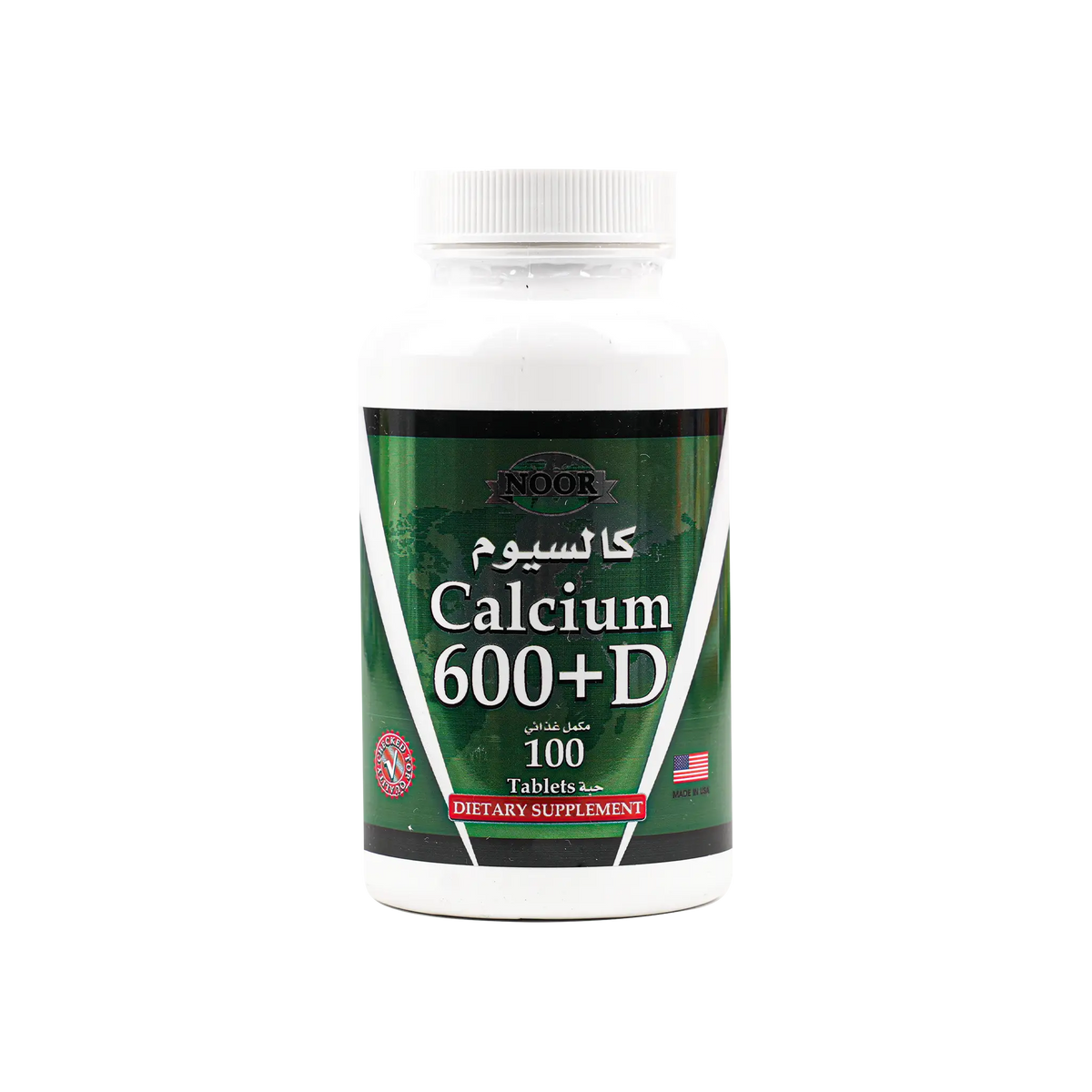 41433-Noor Calcium 600+D 100Tab