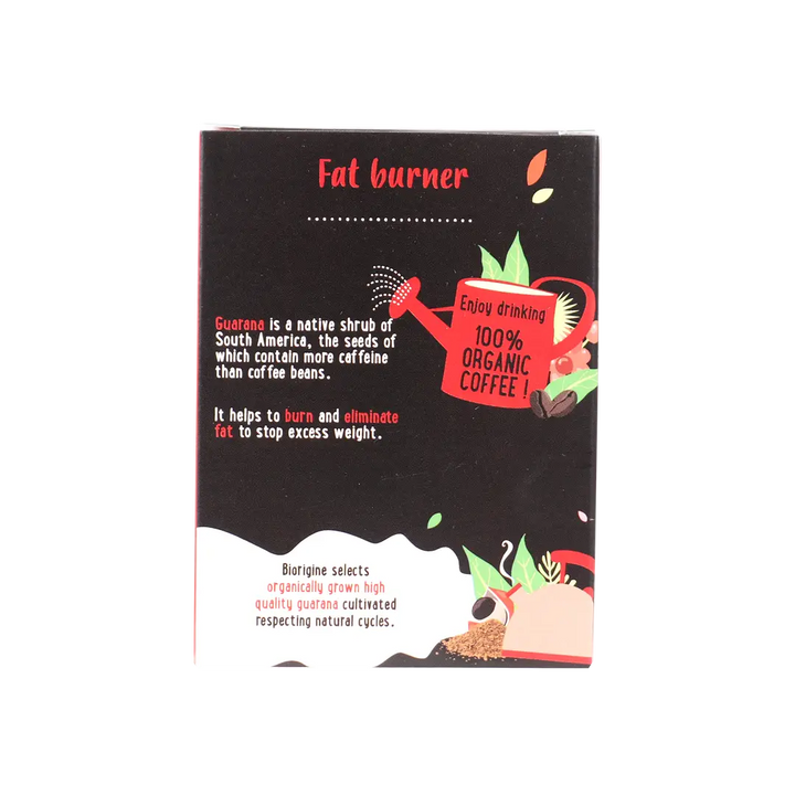 41435-Biorigine Instant Coffee Fat Burner 12 Sachets-Guarana +2