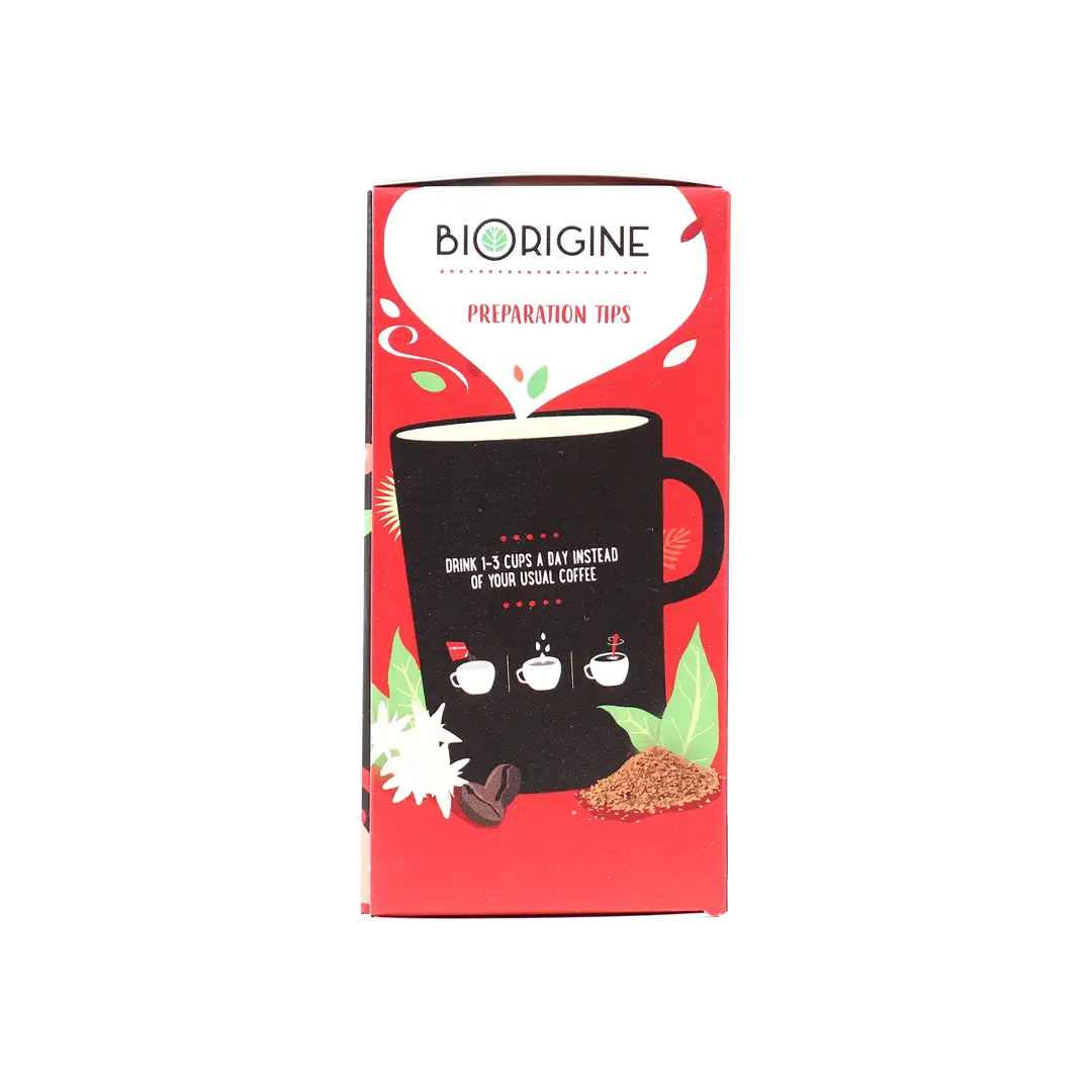 BIORIGINE INSTANT COFFEE FAT BURNER 12 SACHETS-GUARANA