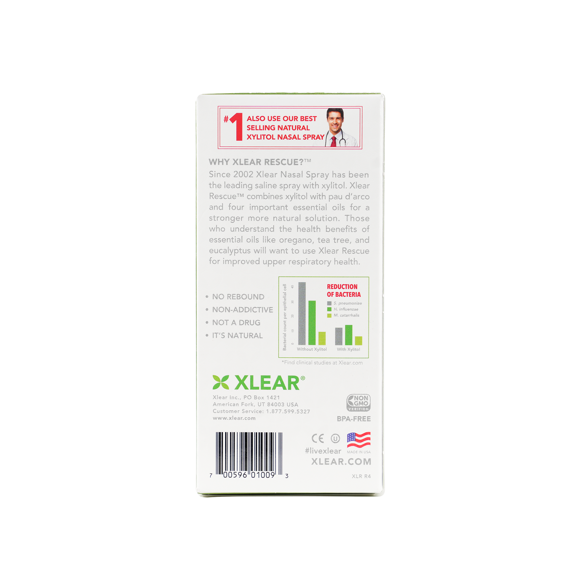 XLEAR RESCUE NASAL SPRAY 45ML