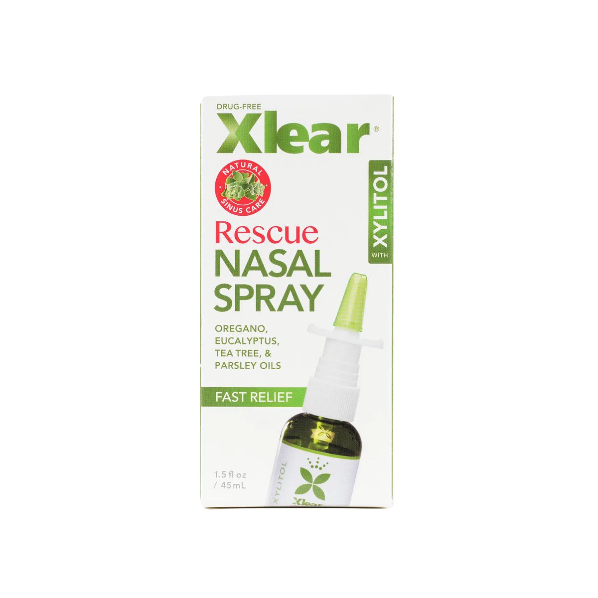 41489-Xlear Rescue Nasal Spray 45Ml