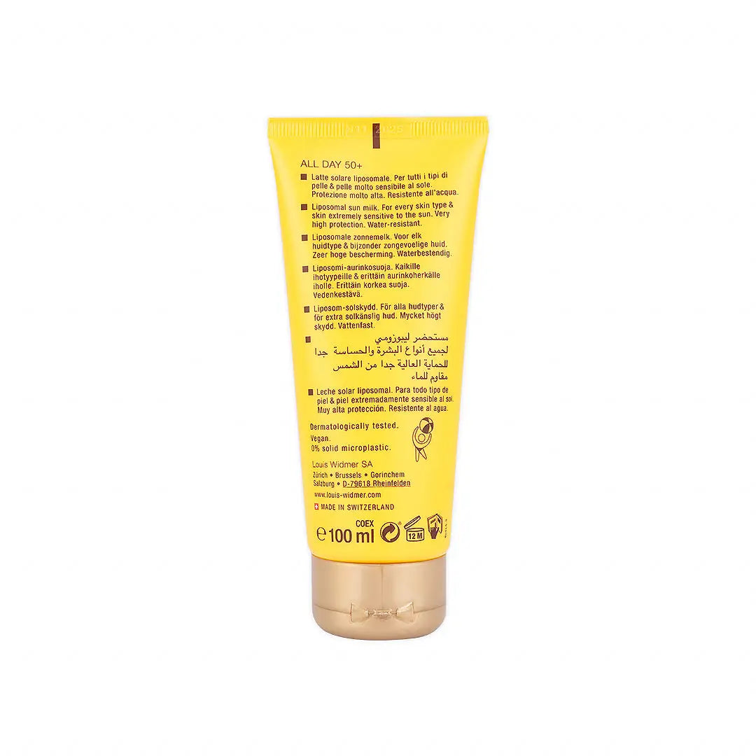 41596-Louis Widmer All Day 50+ UVB+UVA Cream 100Ml +3