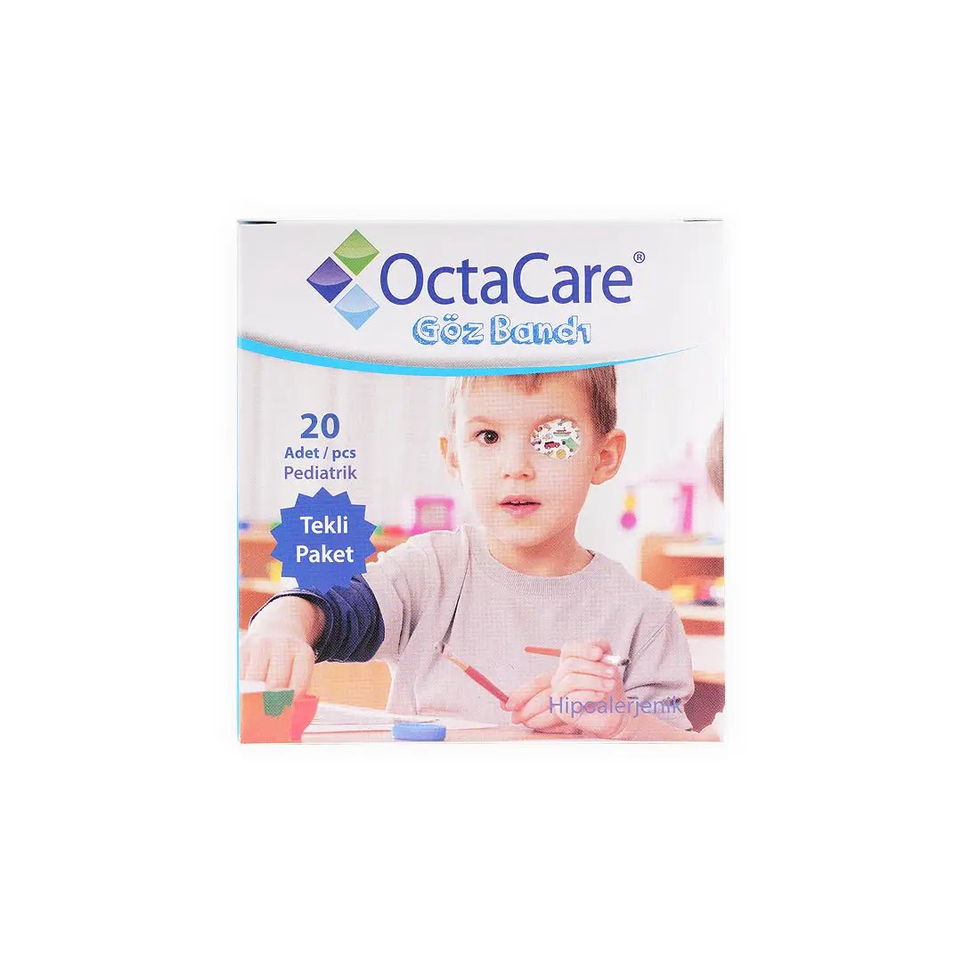 Octacare Eyepad Self Adhesive Boys 20pcs-51602