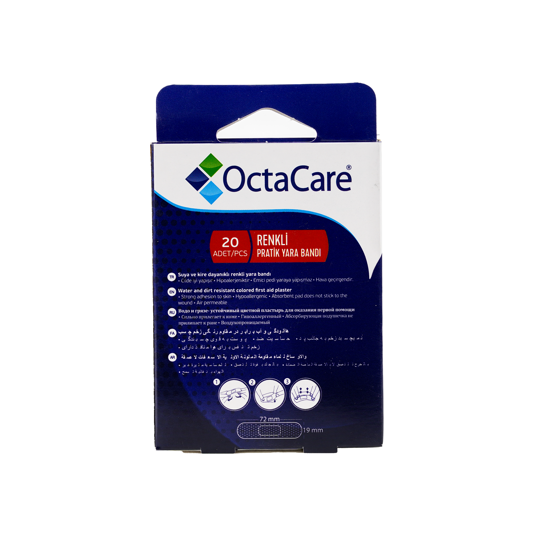 Octacare First Aid Plaster Colored 20pcs-230