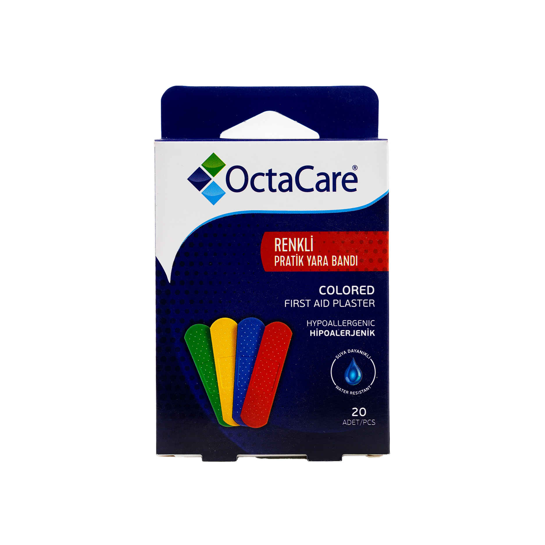 Octacare First Aid Plaster Colored 20pcs-230