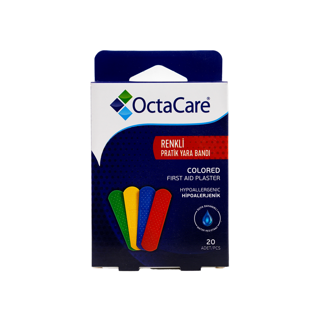 Octacare First Aid Plaster Colored 20pcs-230