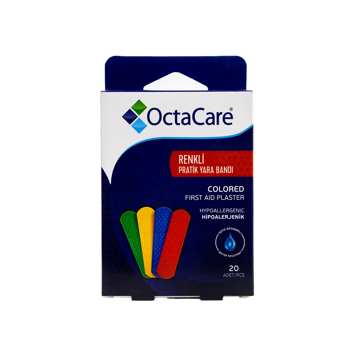 41614-Octacare First Aid Plaster Colored 20pcs-230