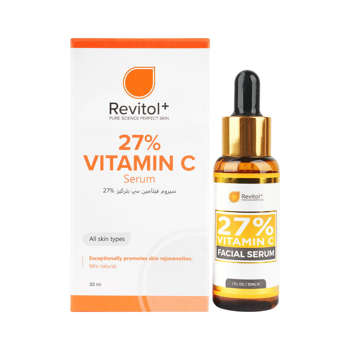 41620-Revitol+ Vit-C Facial Serum 27% 30Ml