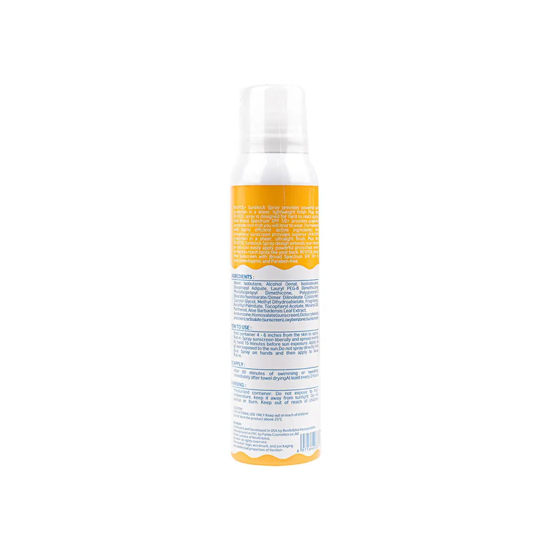 Revitol Sun Block SPF50 Spray 150Ml