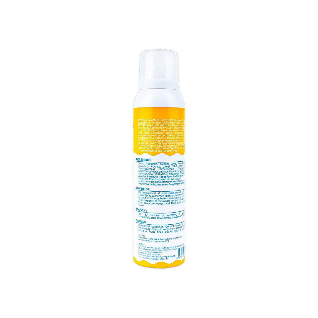 Revitol+ Sun Block SPF50 Spray 150Ml