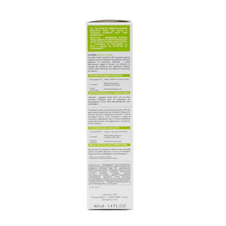 41734-SVR Sebiaclear Hydra Cream 40Ml +1