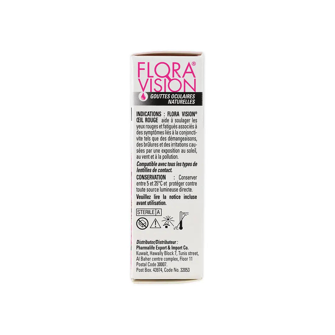 Flora Vision Red Eye Drops 15Ml