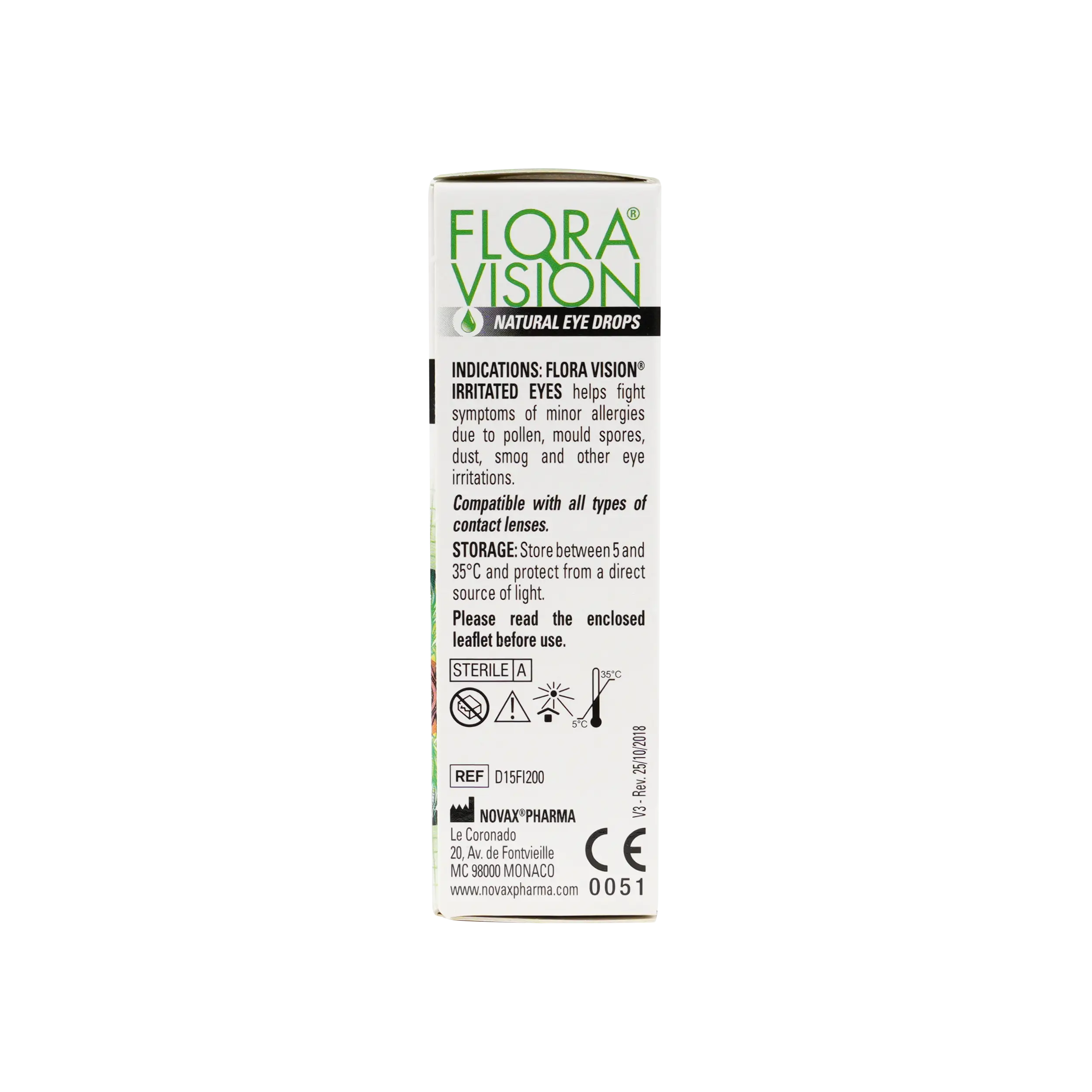 FLORA VISION IRRITATED EYE DROPS 15ML