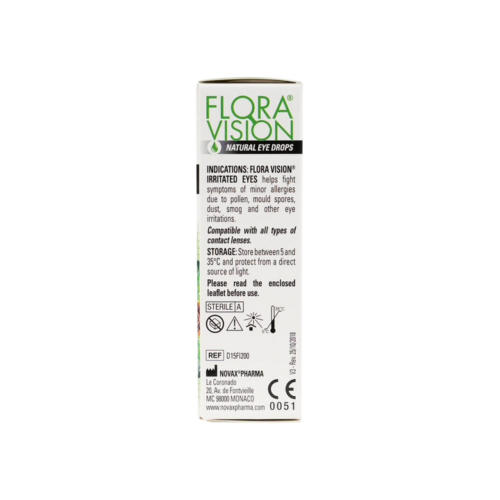 41736-Flora Vision Irritated Eye Drops 15Ml +5