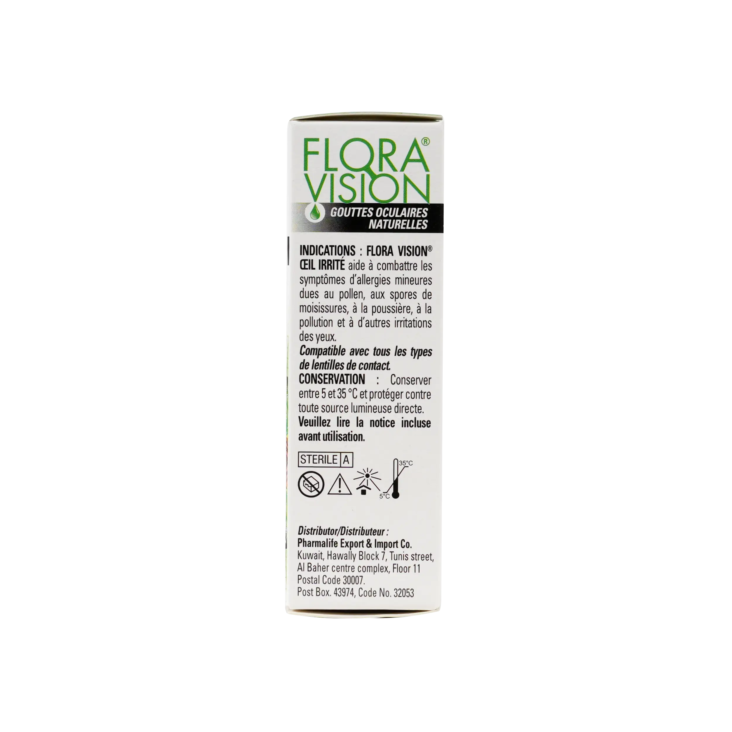 FLORA VISION IRRITATED EYE DROPS 15ML