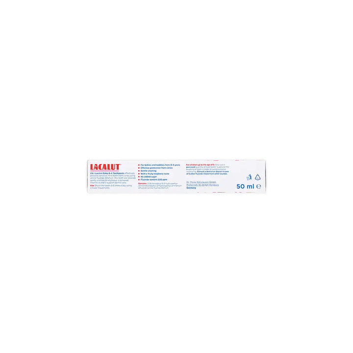 41753-Lacalut Kids Toothpaste Baby-4yrs 50ml +2
